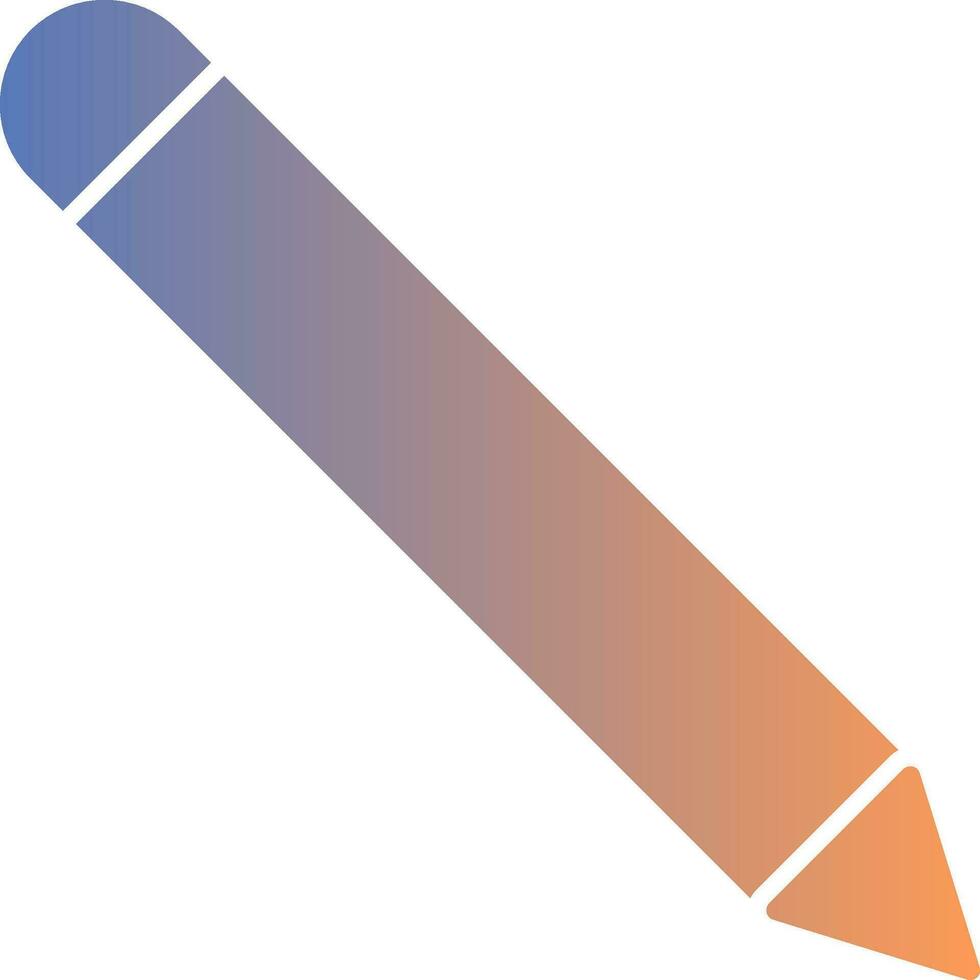 Bleistift-Gradienten-Symbol vektor