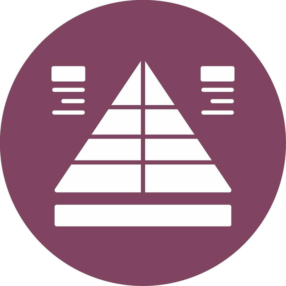 Pyramide Vektor Symbol