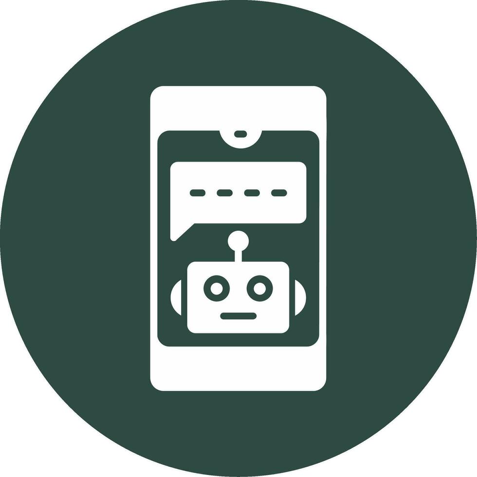 chatbot vektor ikon