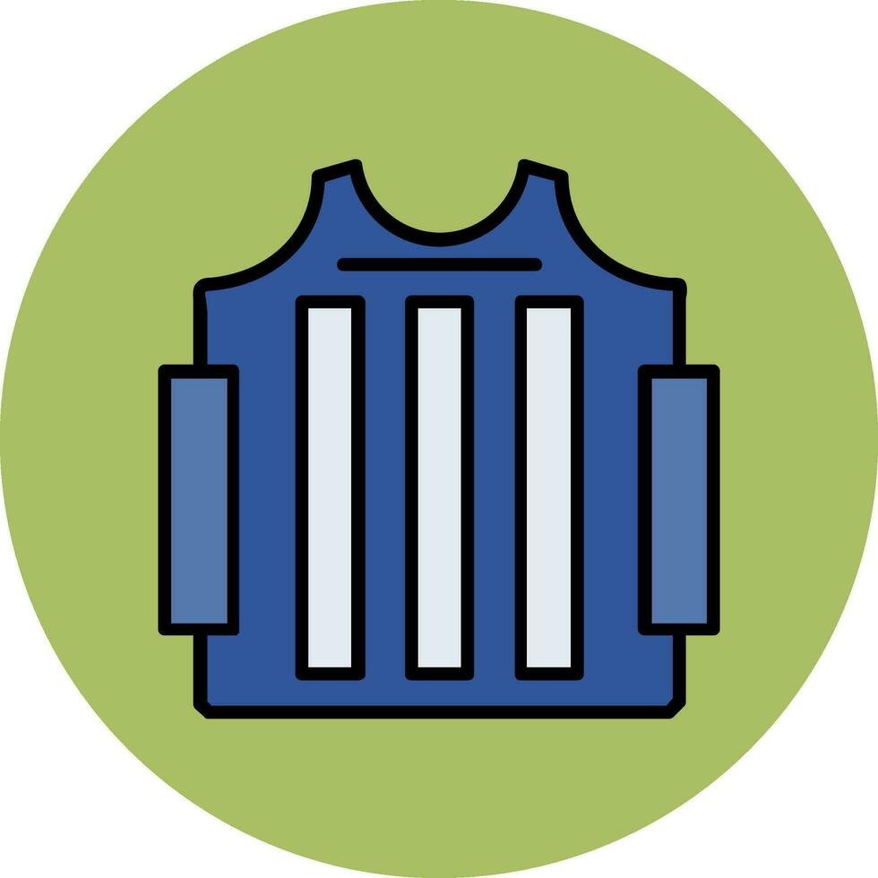 kugelsicher Weste Vektor Symbol