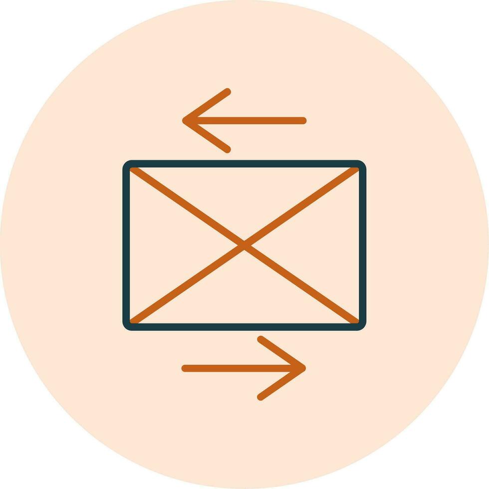skicka post vektor ikon
