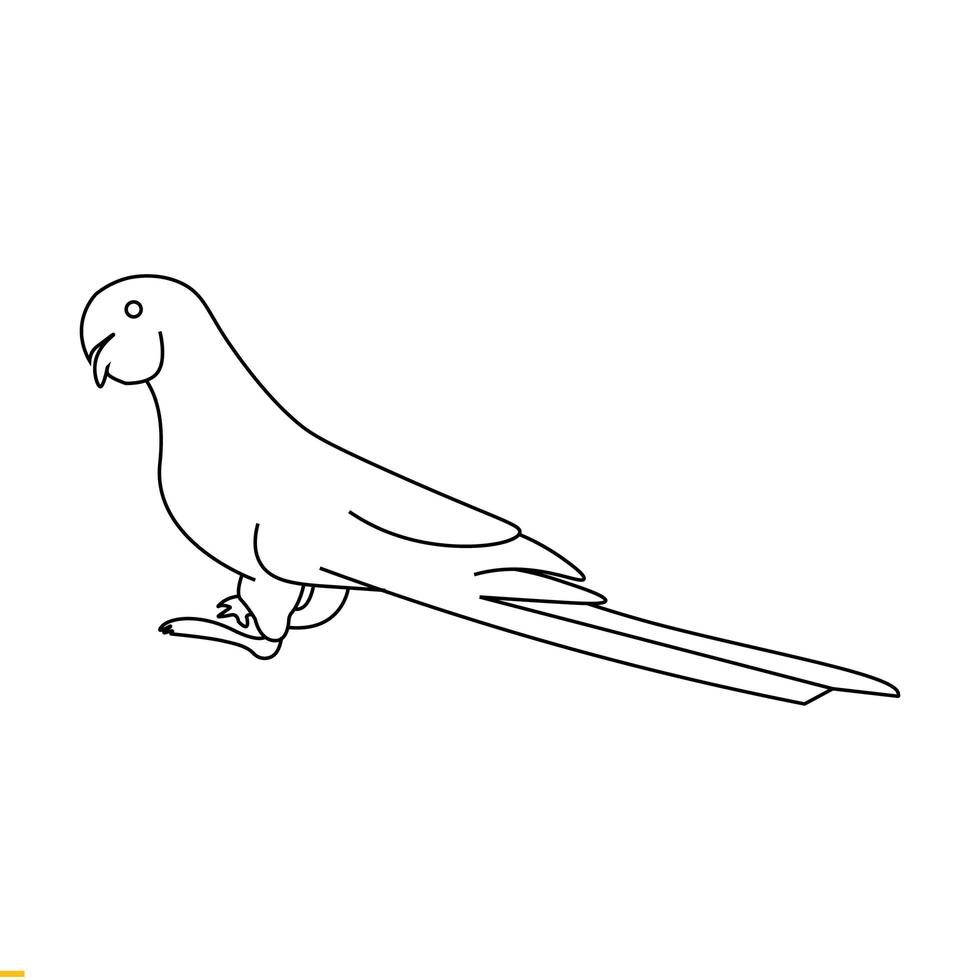 Bird Line Art Logo-Design für Unternehmen und Unternehmen vektor