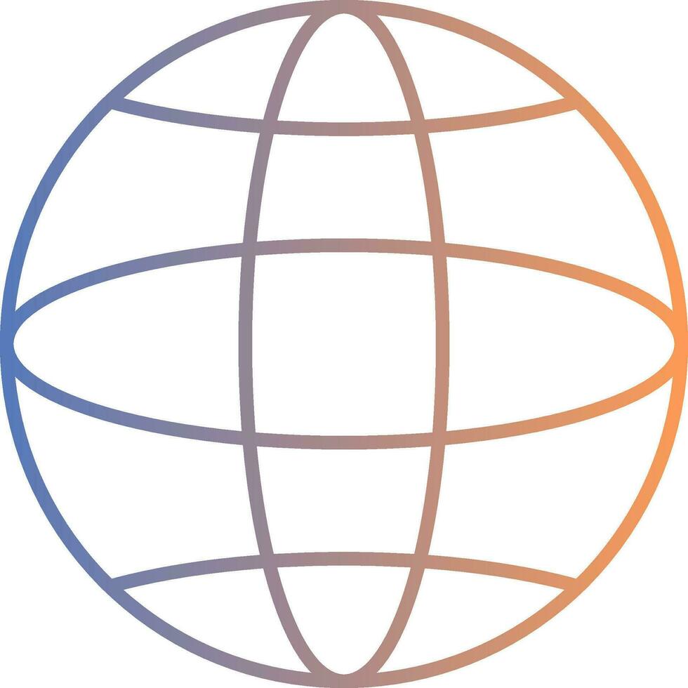 globales Liniengradientensymbol vektor