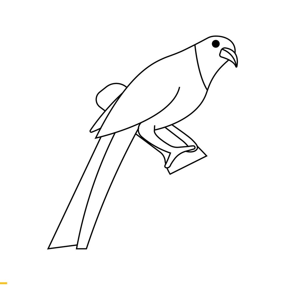 fågel linje konst logotyp design för företag och företag vektor