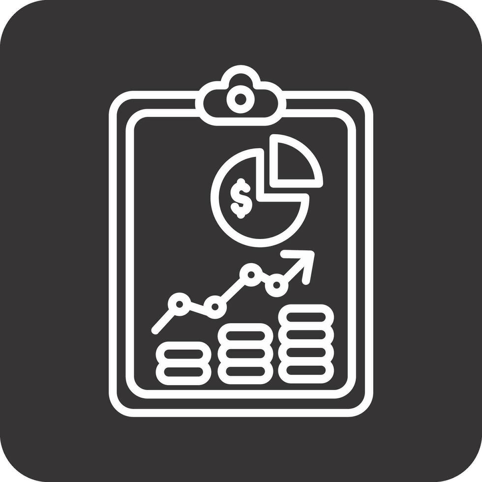 Vektorsymbol für Geschäftsberichte vektor