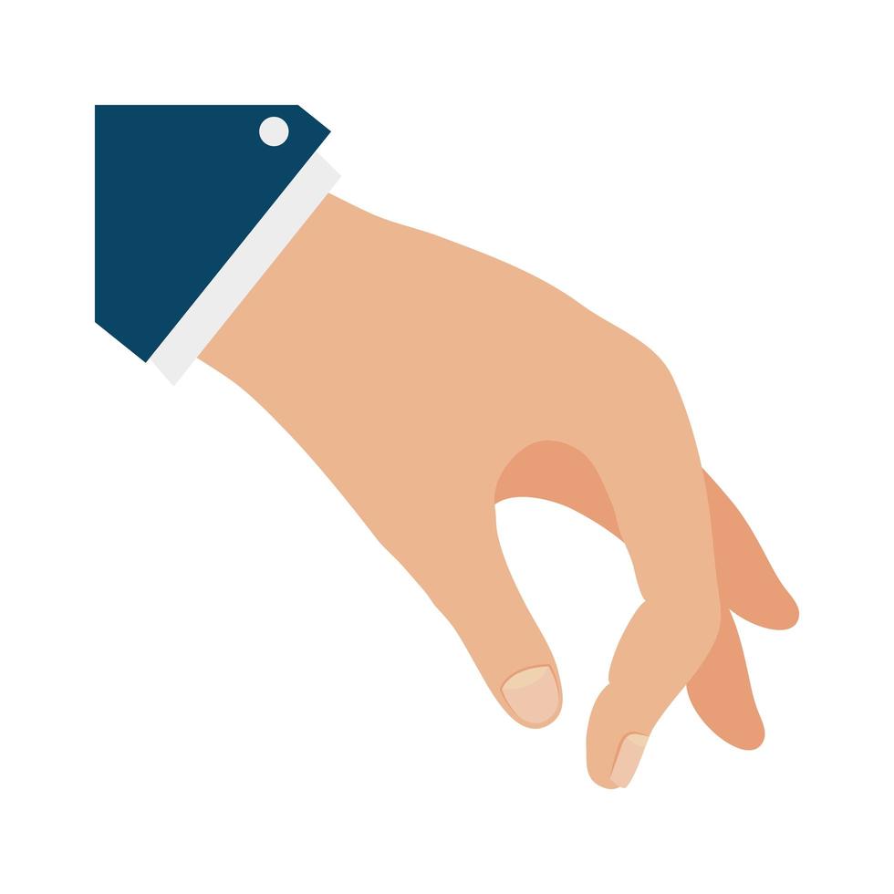 Business-Hand-Symbol vektor