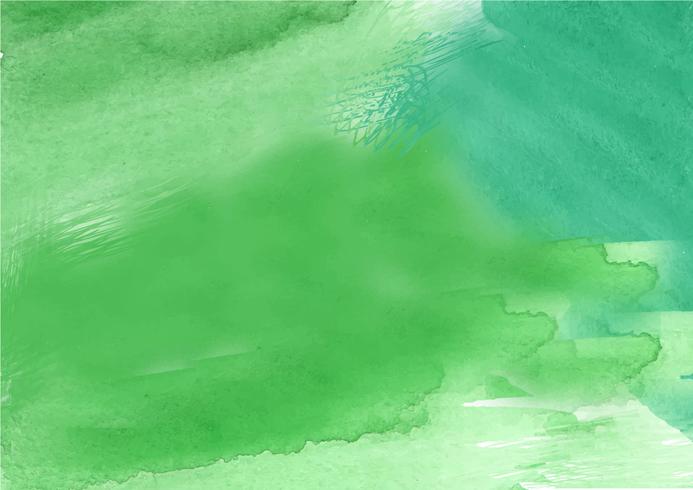 Bunter handgemalter Aquarellhintergrund. Grüne Aquarellpinselanschläge. Abstrakte Aquarellbeschaffenheit und -hintergrund für Auslegung. Aquarellhintergrund auf strukturiertem Papier. vektor