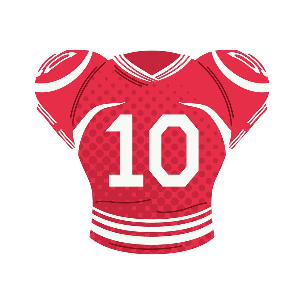 American-Football-Trikot vektor