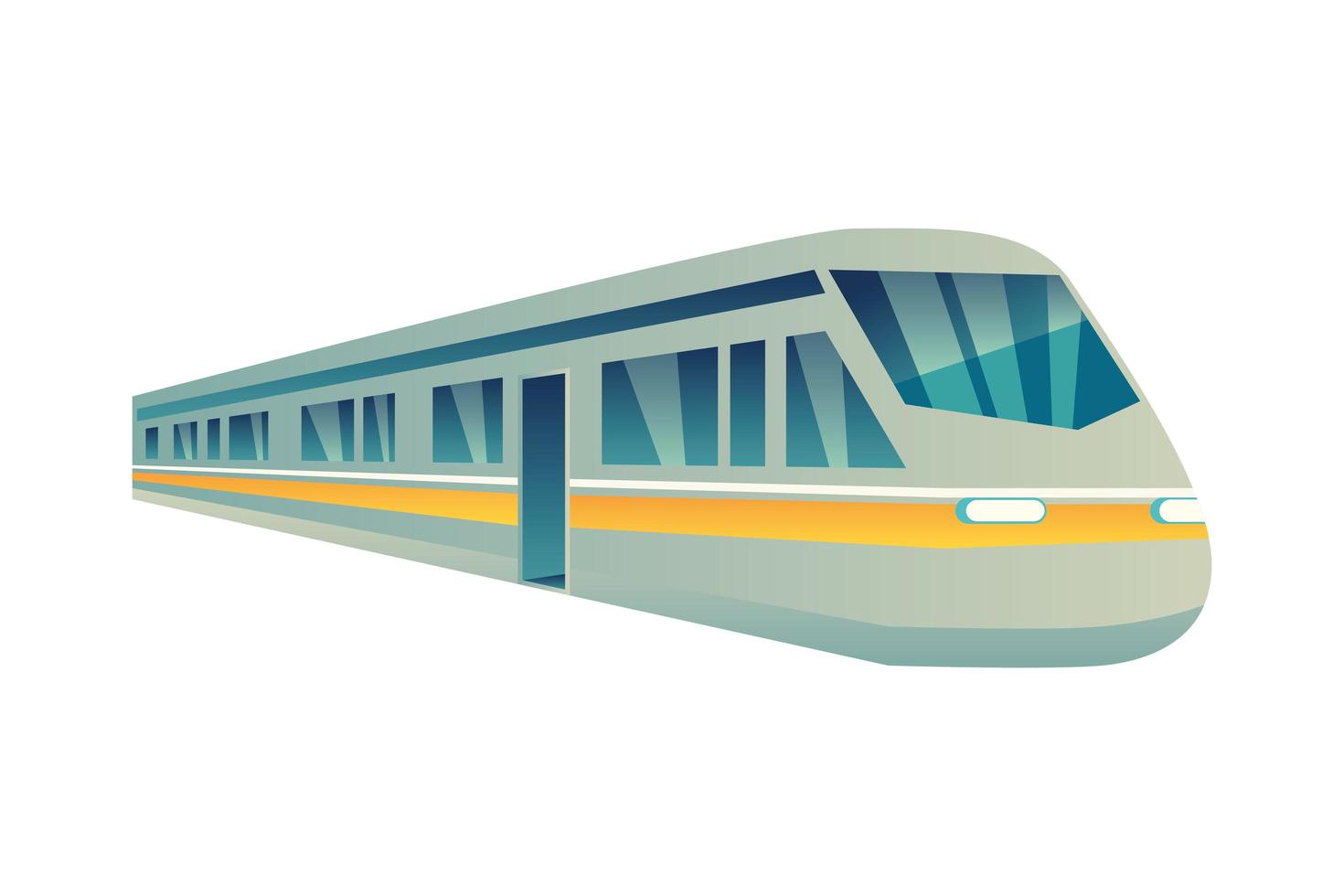 U-Bahn Transportgeschwindigkeit vektor