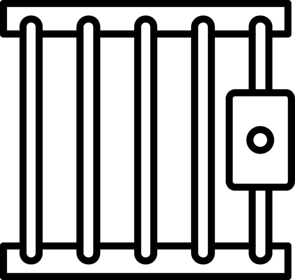 Gefängnis Vektor Symbol