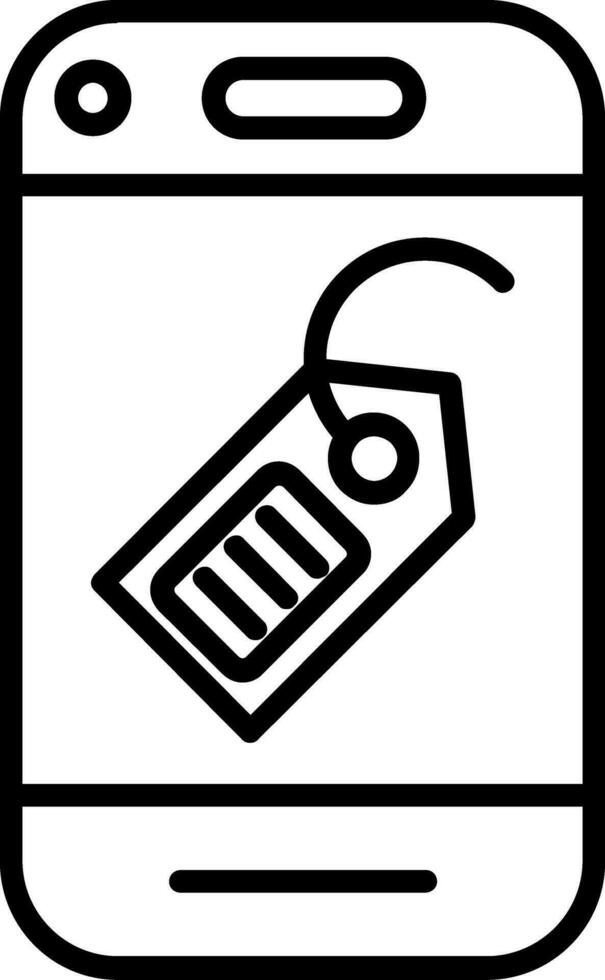 Handy-Vektor-Symbol vektor