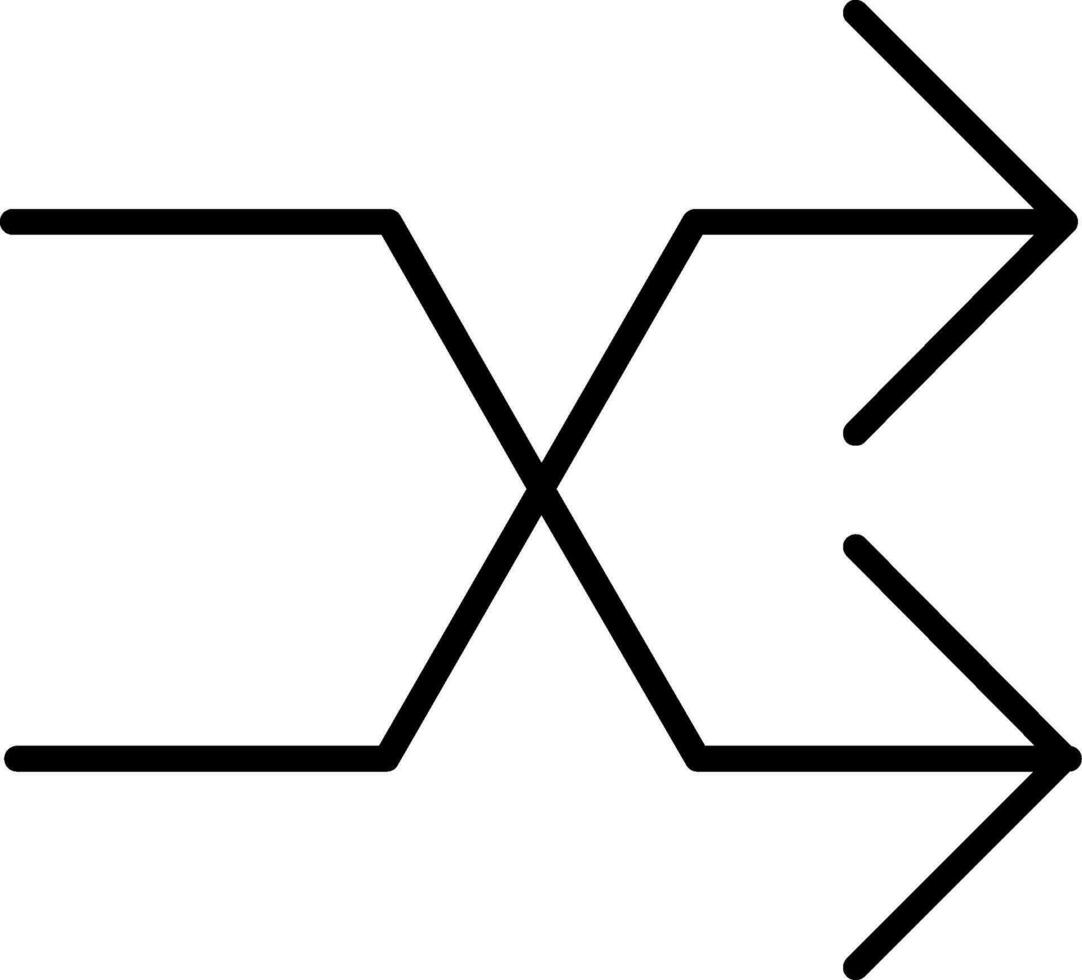 Shuffle-Vektor-Symbol vektor