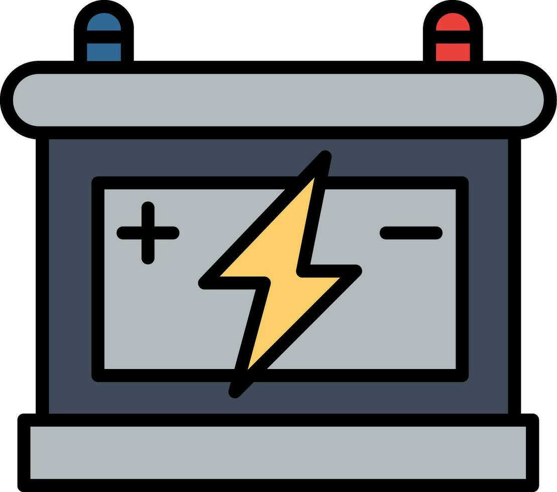 Batterievektorikone vektor
