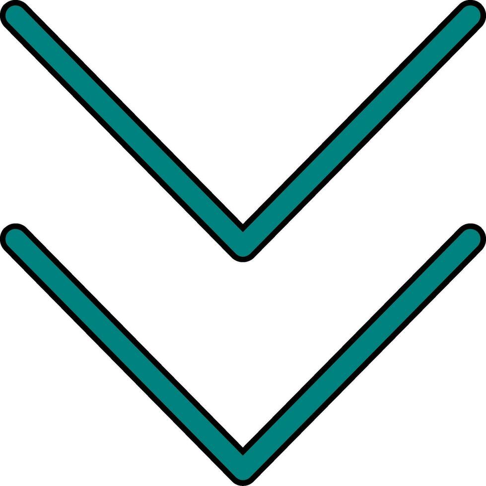 Chervon Vektor Symbol