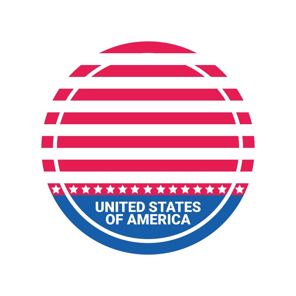 Symbol der Vereinigten Staaten von Amerika vektor