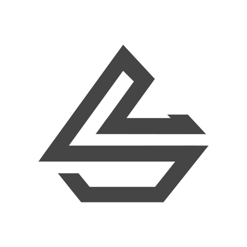 Initiale sl Brief Logo Vektor Vorlage Design. verknüpft Brief ls Logo Design. einfach sl Vektor Vorlage.