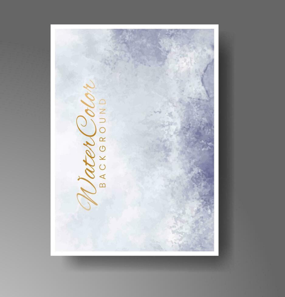 Startseite Vorlage mit Aquarell Hintergrund. Design zum Ihre Abdeckung, Datum, Postkarte, Banner, Logo. vektor