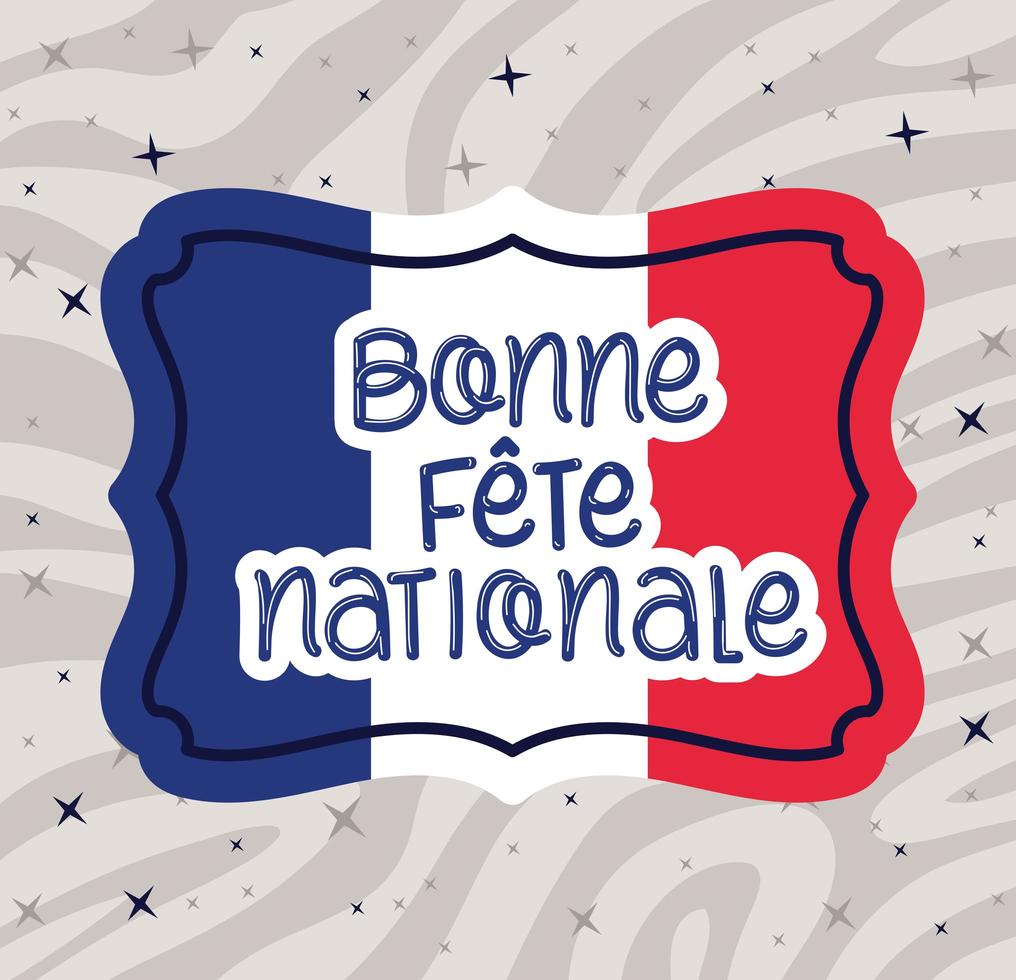 bonne fete nationale zitat vektor