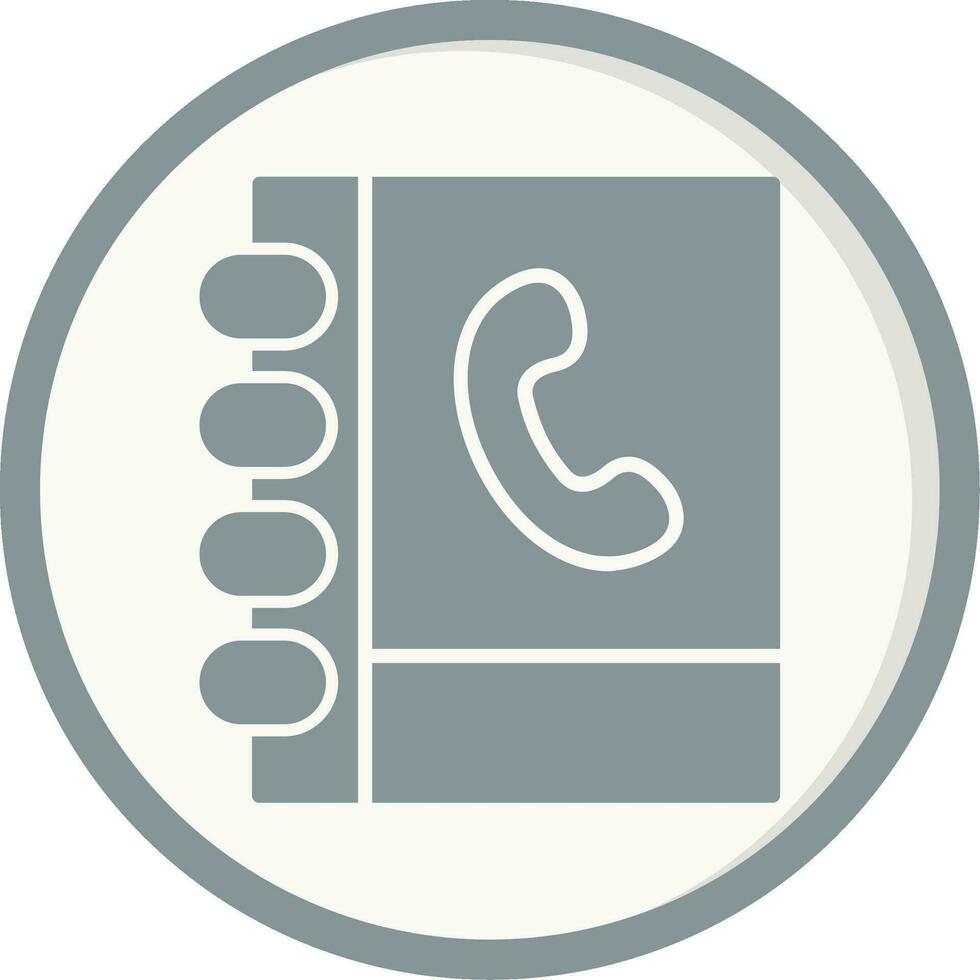 Telefonbuch-Vektorsymbol vektor