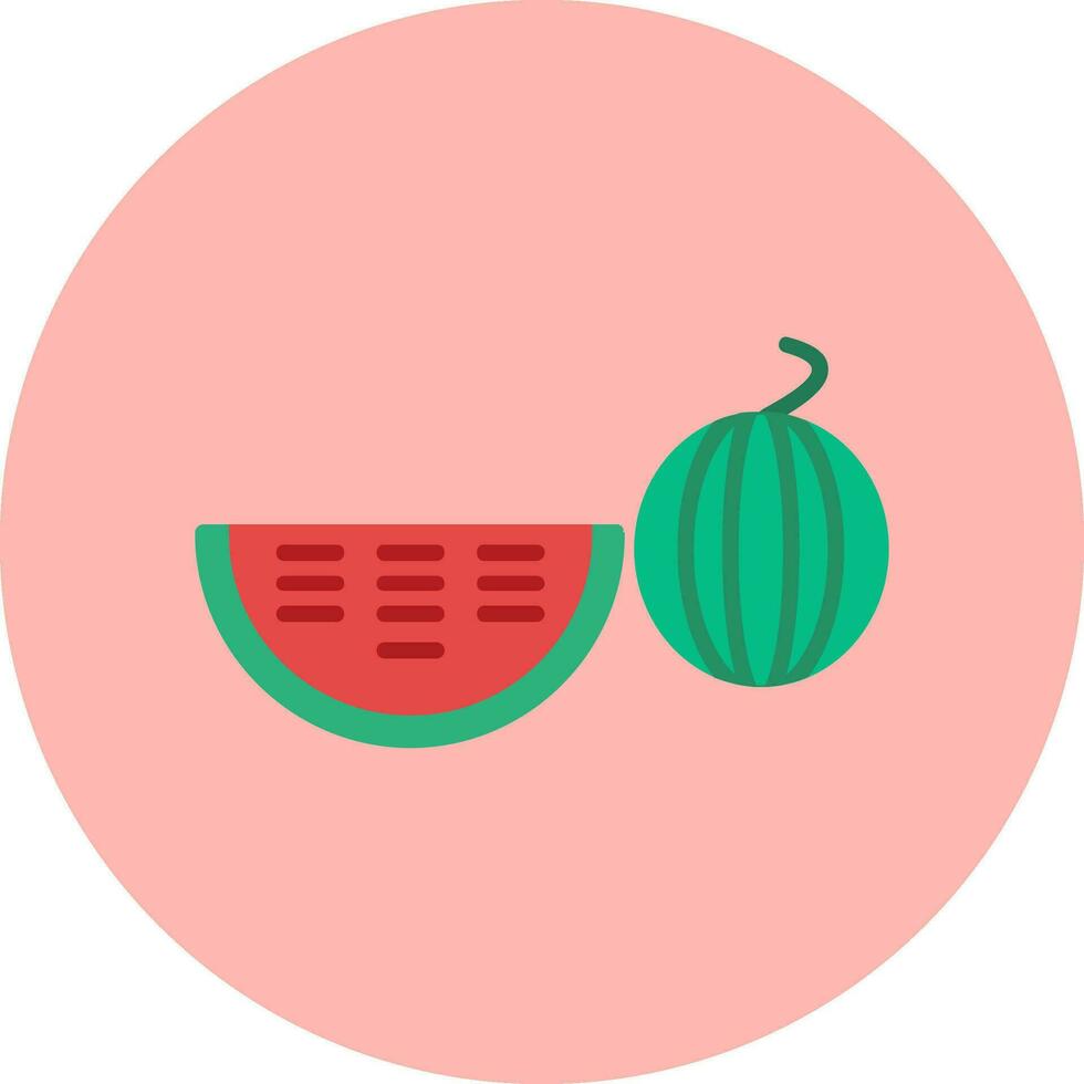 Wassermelonen-Vektorsymbol vektor