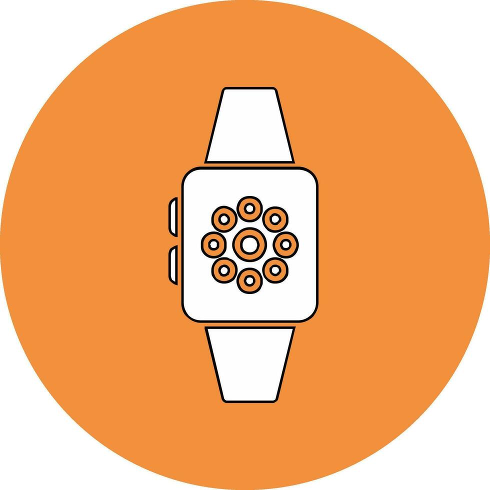 Smartwatch-Vektorsymbol vektor