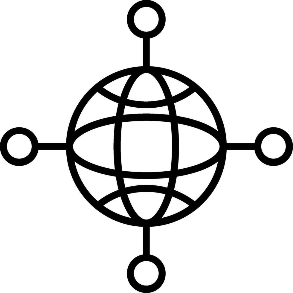 Internet-Vektor-Symbol vektor