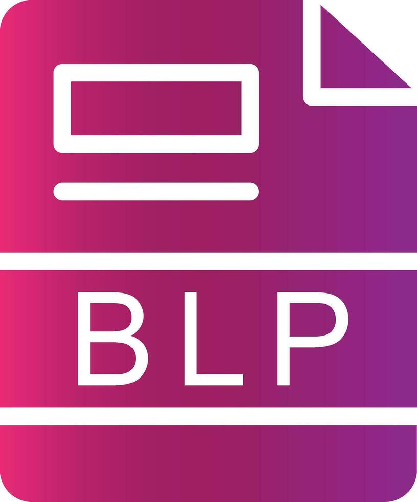 blp kreativ Symbol Design vektor