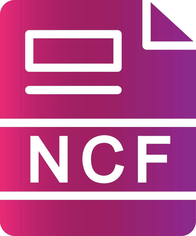 ncf kreativ Symbol Design vektor