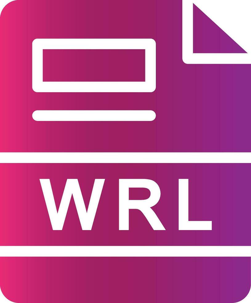 Wrl kreativ Symbol Design vektor