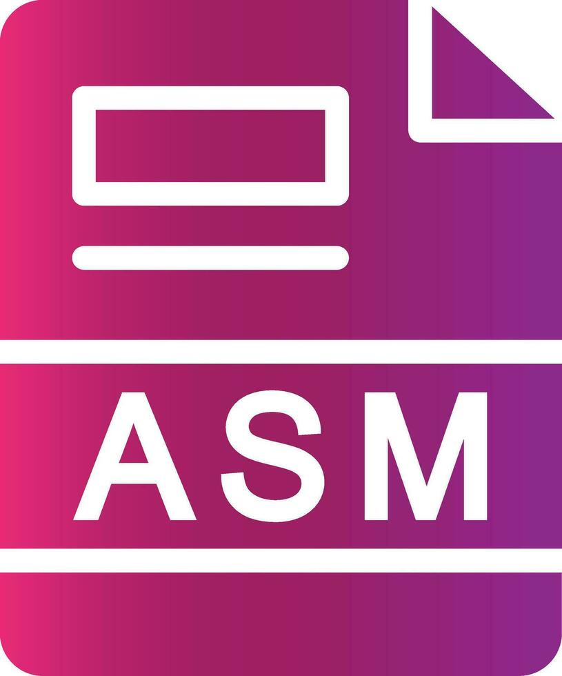 asm kreativ Symbol Design vektor