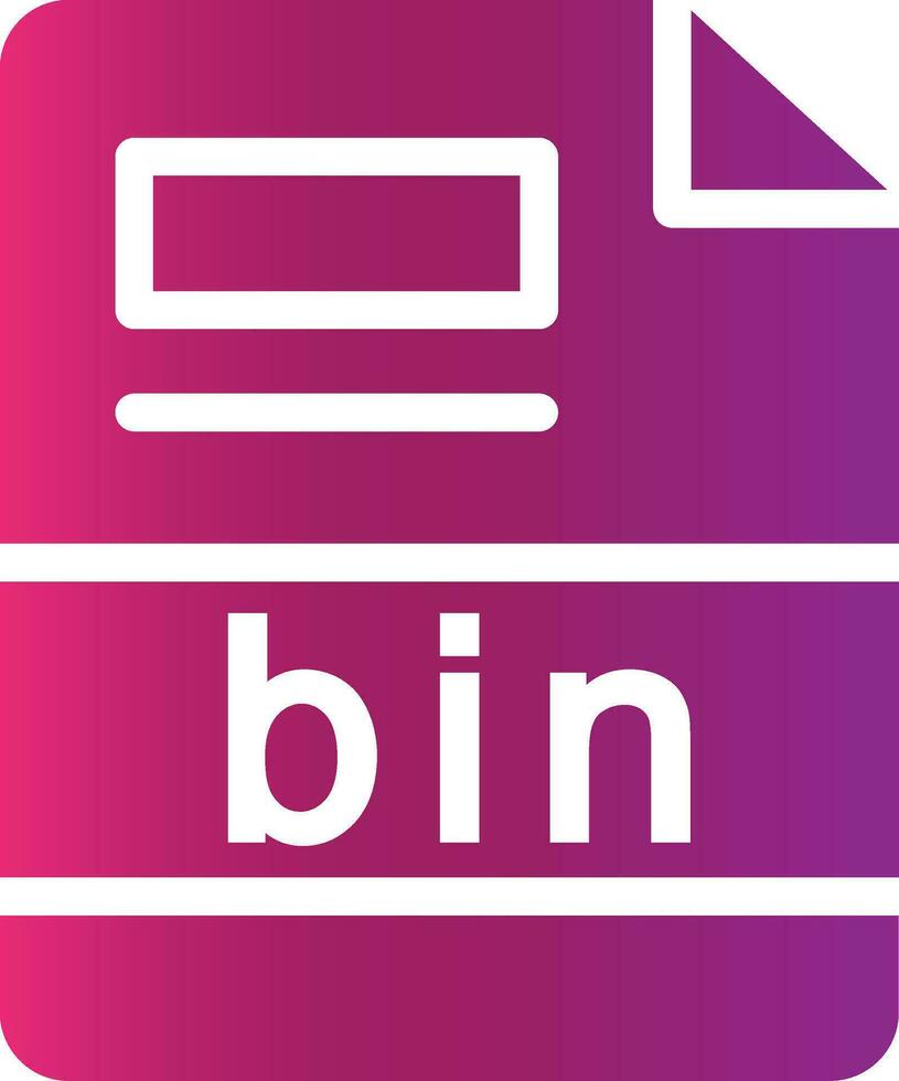 bin kreatives Icon-Design vektor