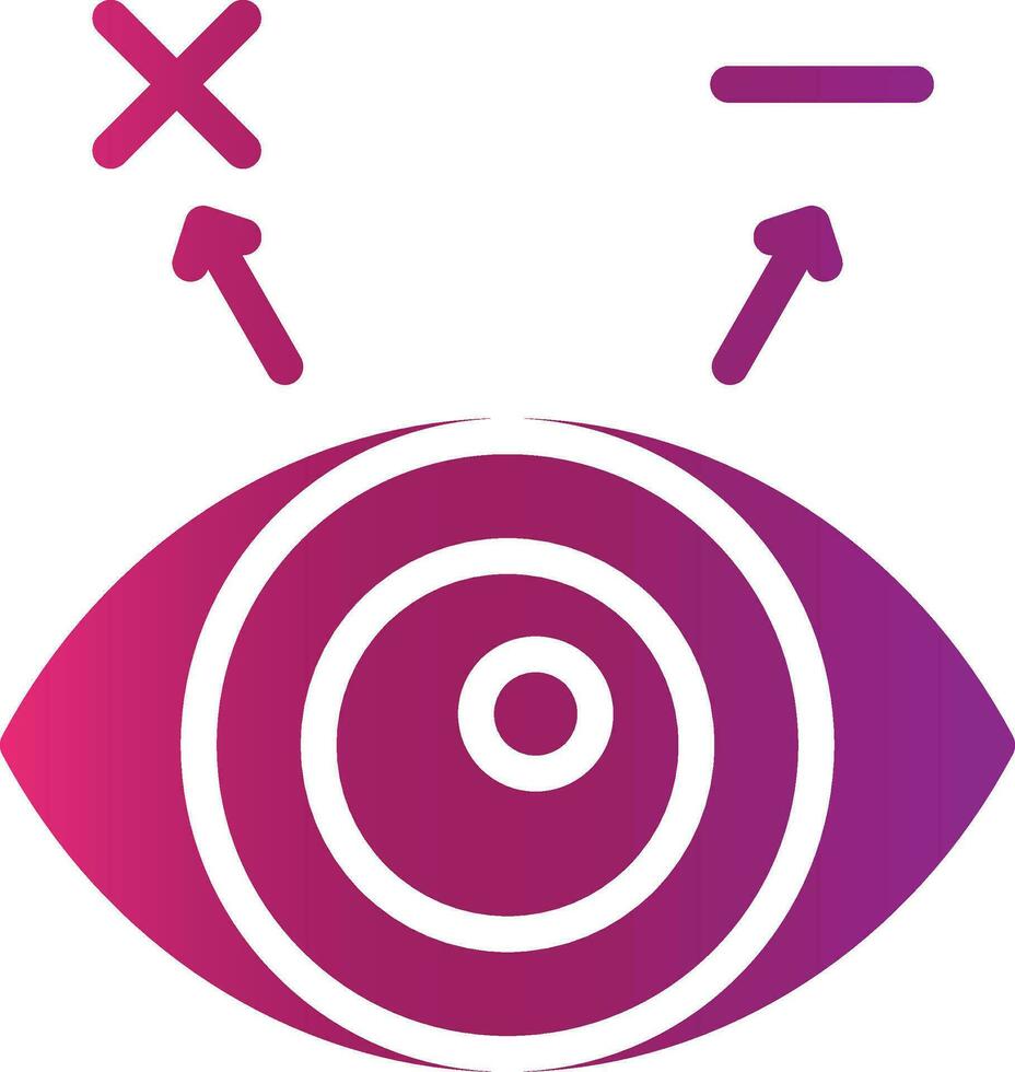 Stereo Vision kreativ Symbol Design vektor