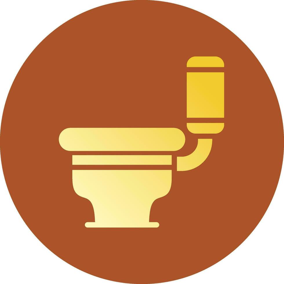 Toilette kreatives Icon-Design vektor