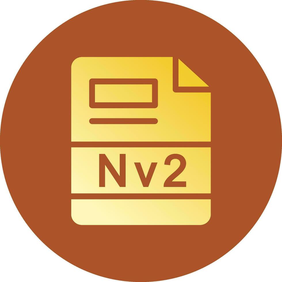 nv2 kreativ ikon design vektor