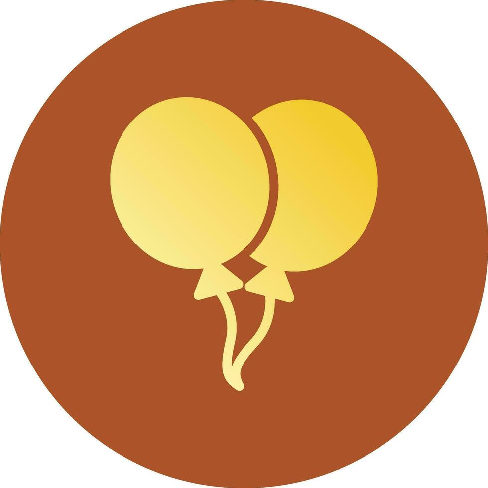 Ballon kreatives Icon-Design vektor
