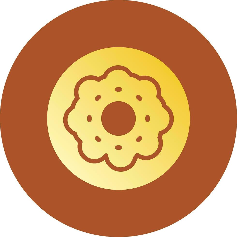 Donut kreatives Icon-Design vektor