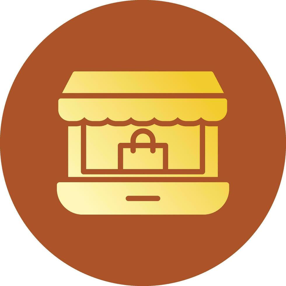 E-Commerce-kreatives Icon-Design vektor