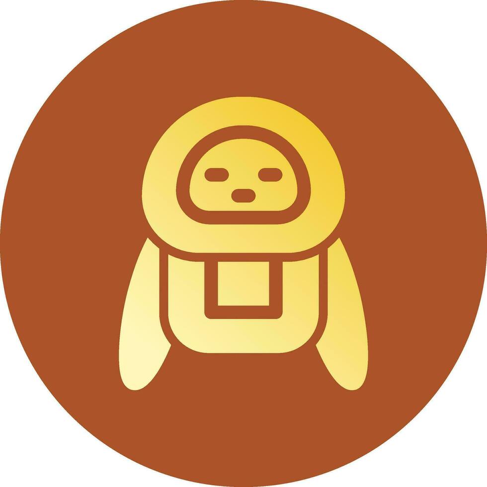 Roboter kreatives Icon-Design vektor