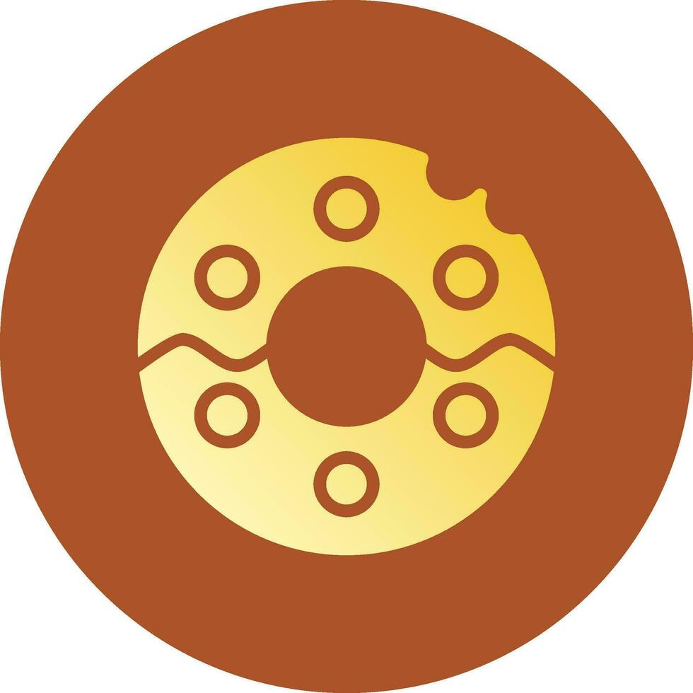 Donut kreatives Icon-Design vektor