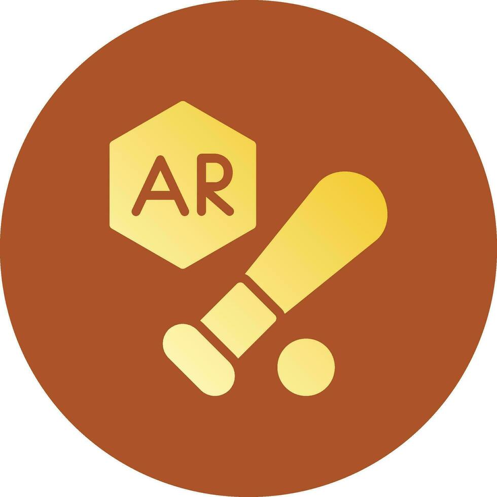 ar Baseball kreativ Symbol Design vektor