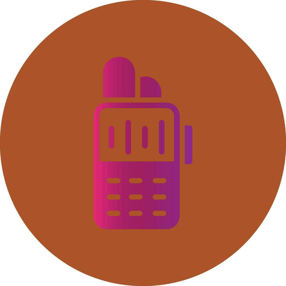 Walkie-Talkie kreatives Icon-Design vektor