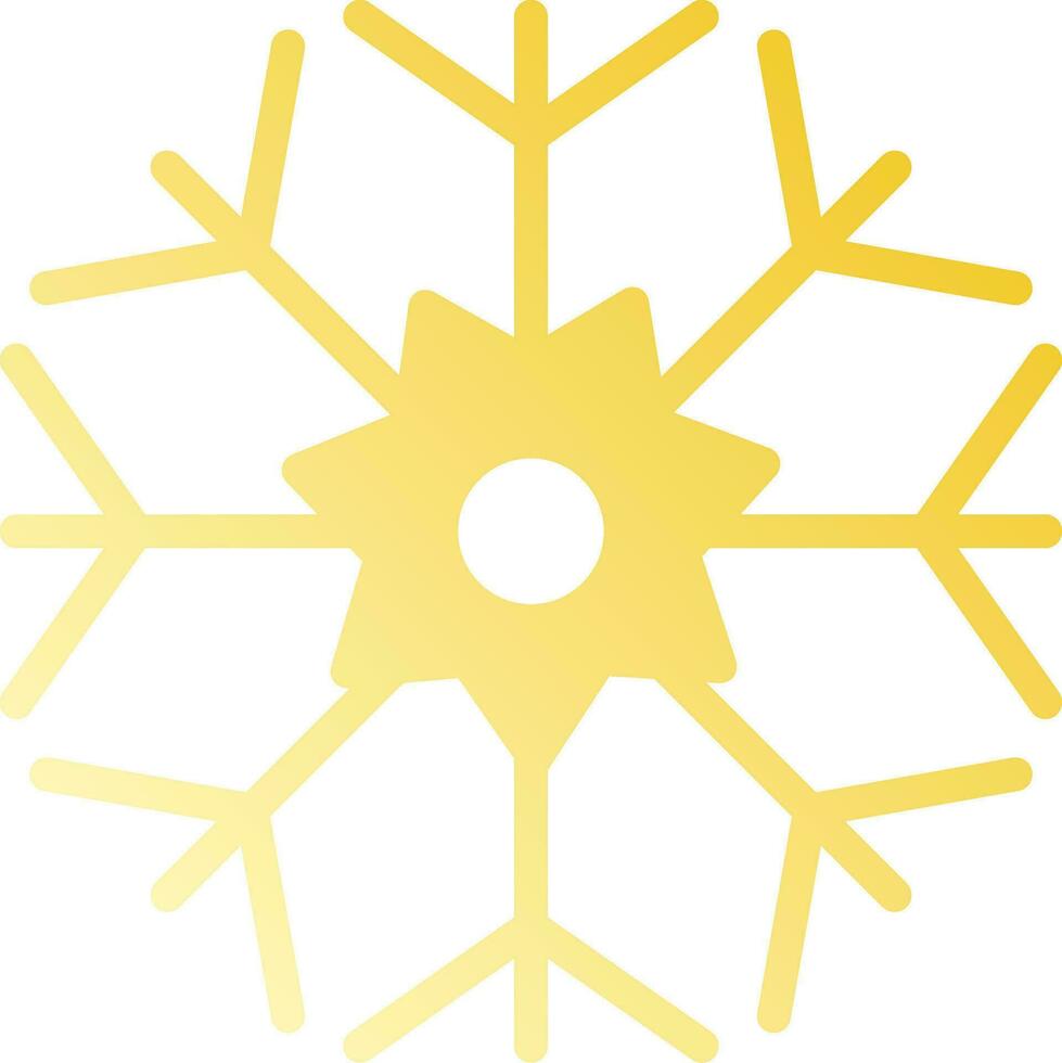 Schneeflocke kreatives Icon-Design vektor