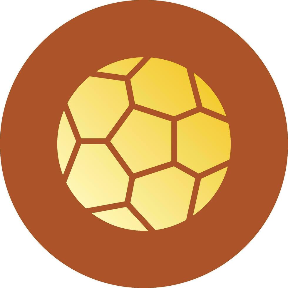 Fußball kreatives Icon-Design vektor