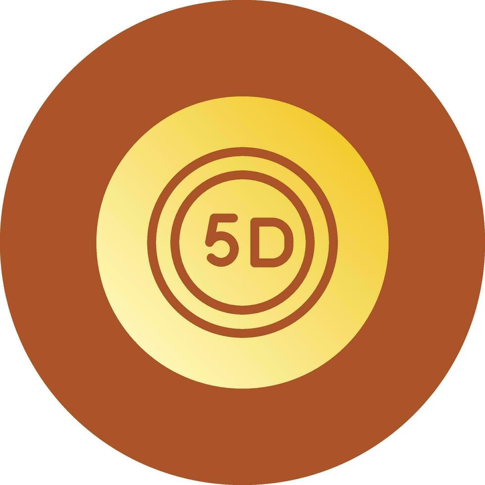 5d Daten Lager kreativ Symbol Design vektor