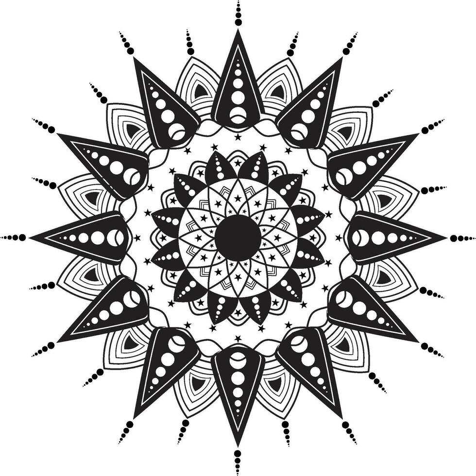 cirkel mandala design vektor