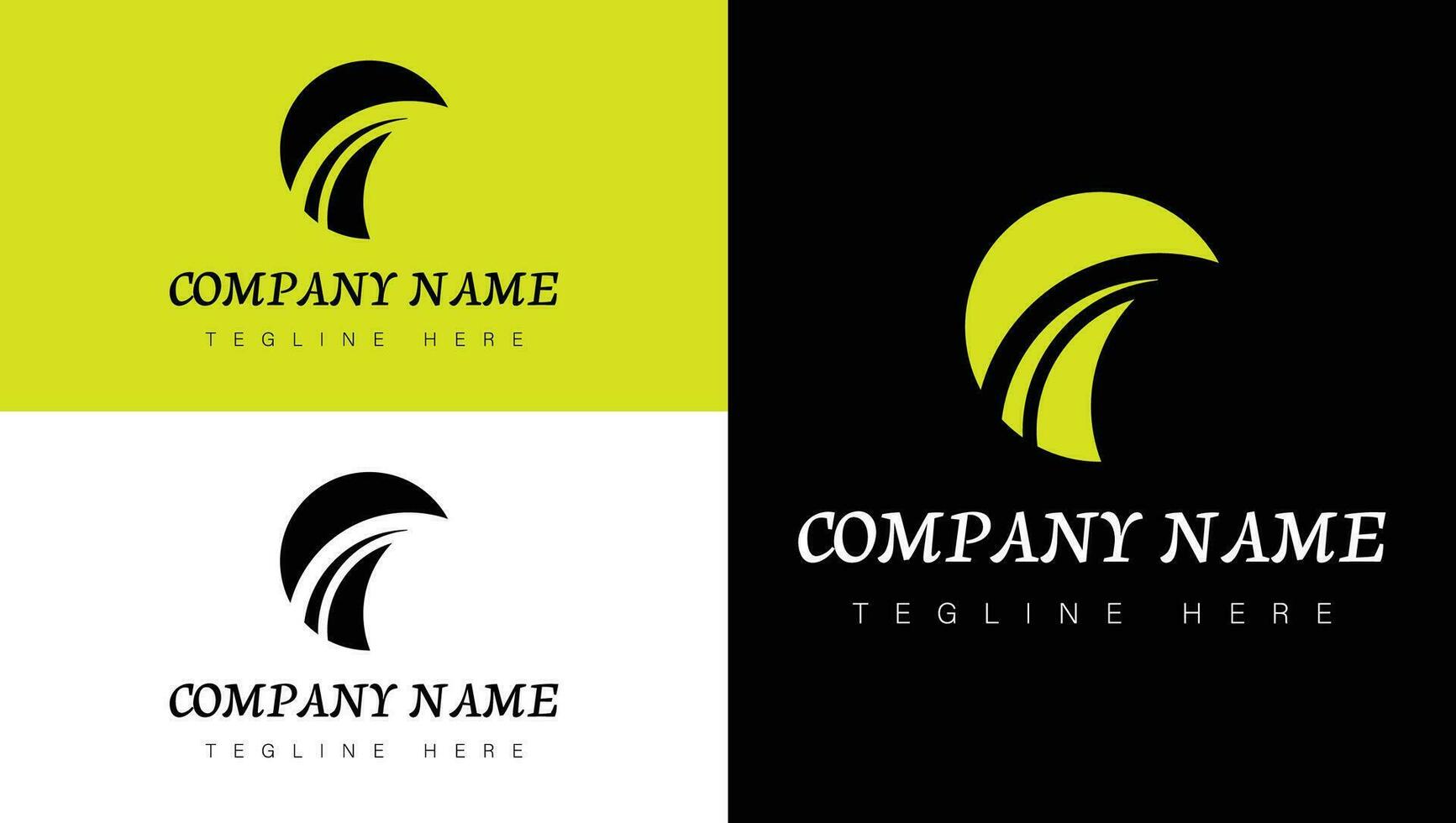 företagets logotypdesign vektor