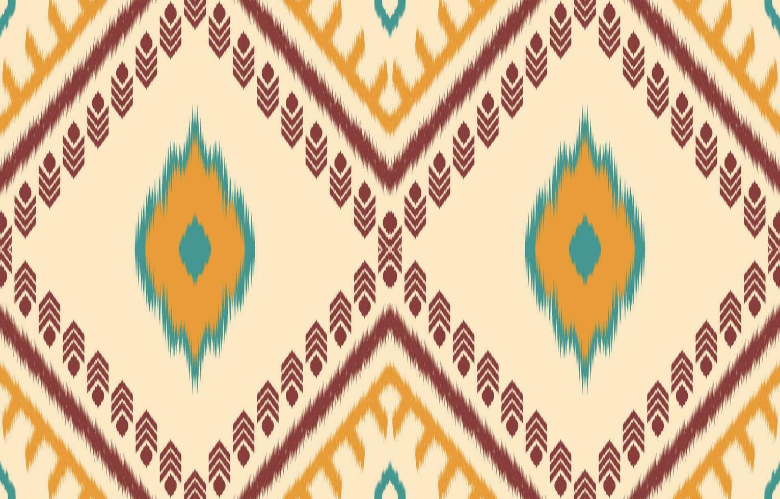 ethnisch abstrakt Ikat Kunst. aztekisch Ornament drucken. geometrisch ethnisch Muster nahtlos Farbe orientalisch. Design zum Hintergrund ,Vorhang, Teppich, Hintergrund, Kleidung, Verpackung, Batik, Vektor Illustration.