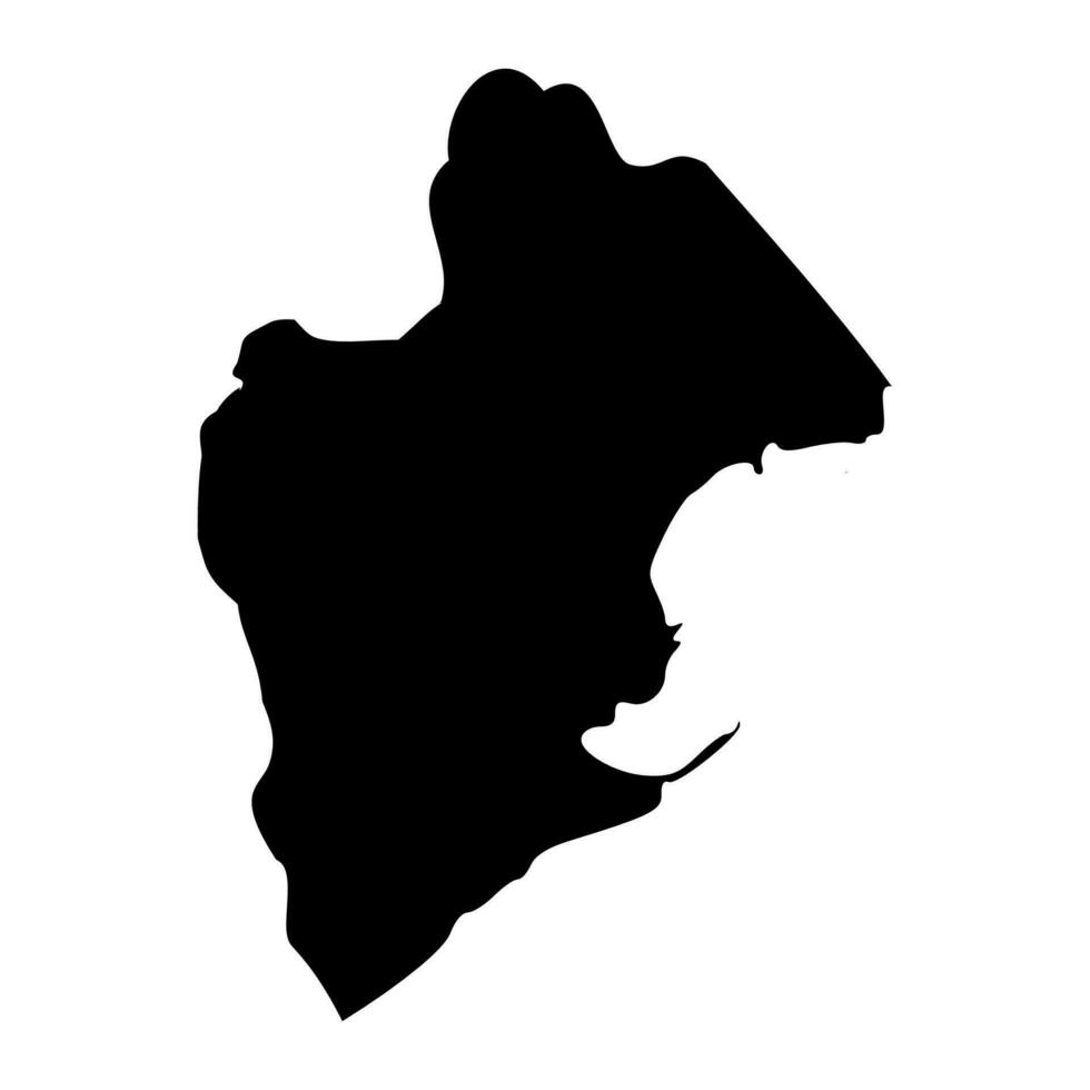 Panama oste Provinz Karte, administrative Aufteilung von Panama. Vektor Illustration.