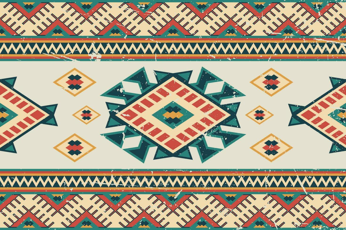 aztec stam- geometrisk grunge textur. årgång vektor bakgrund. sömlös rand mönster. traditionell prydnad etnisk stil. design för textil, tyg, Kläder, ridå, matta, prydnad, omslag.