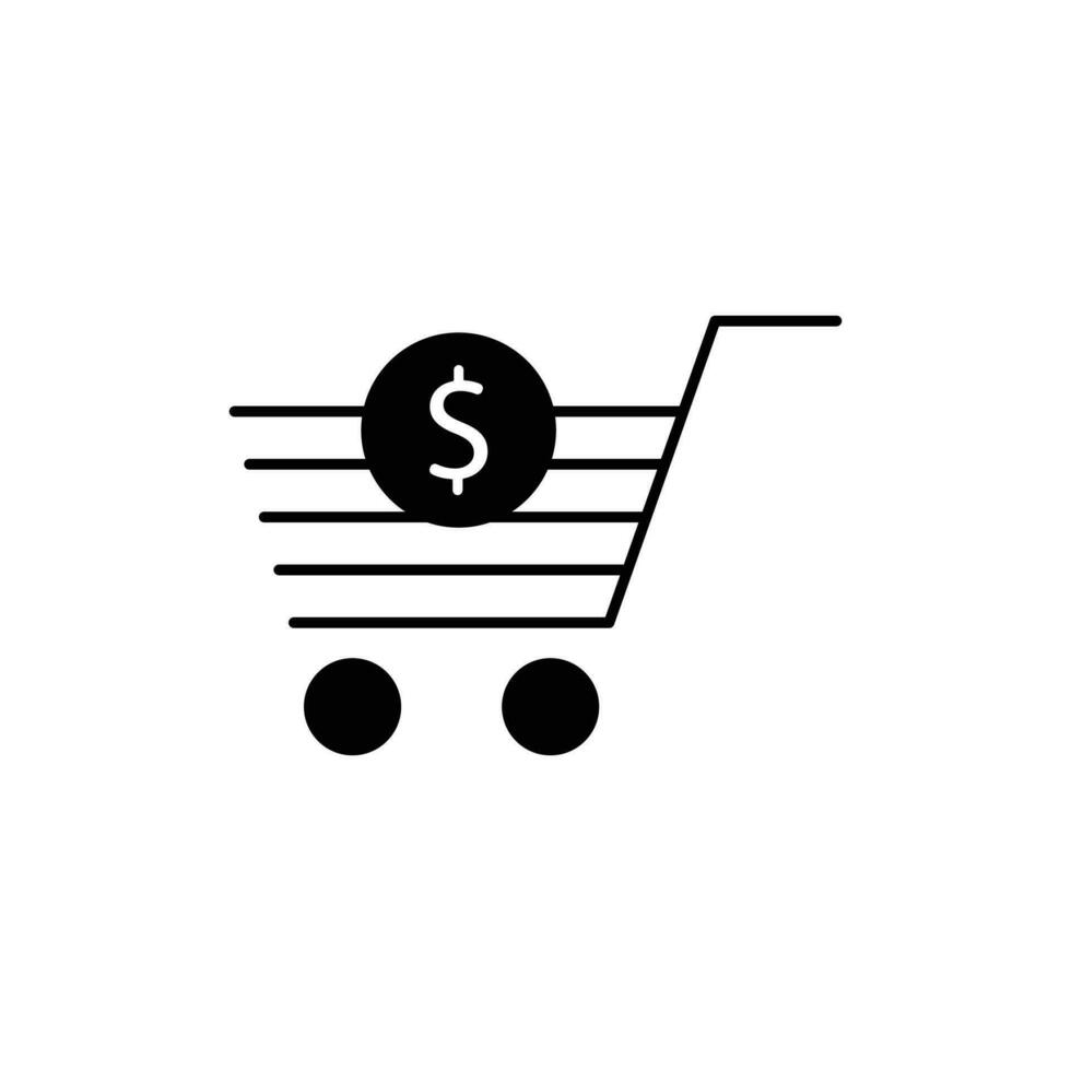 rationalisiert E-Commerce Erfahrung ein unverwechselbar einstellen von minimal schwarz füllen Netz Symbole zum online Einkaufen und effizient Lieferung umfassend füllen Symbole Sammlung im einfach Vektor